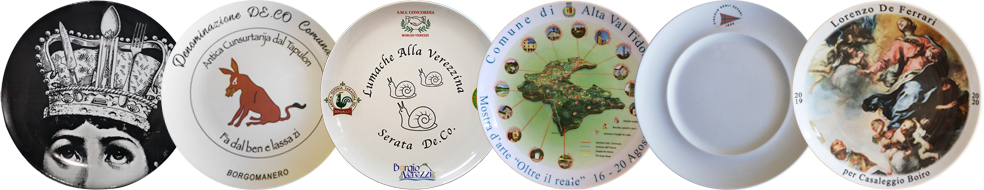 Fotoceramica piatti personalizzati