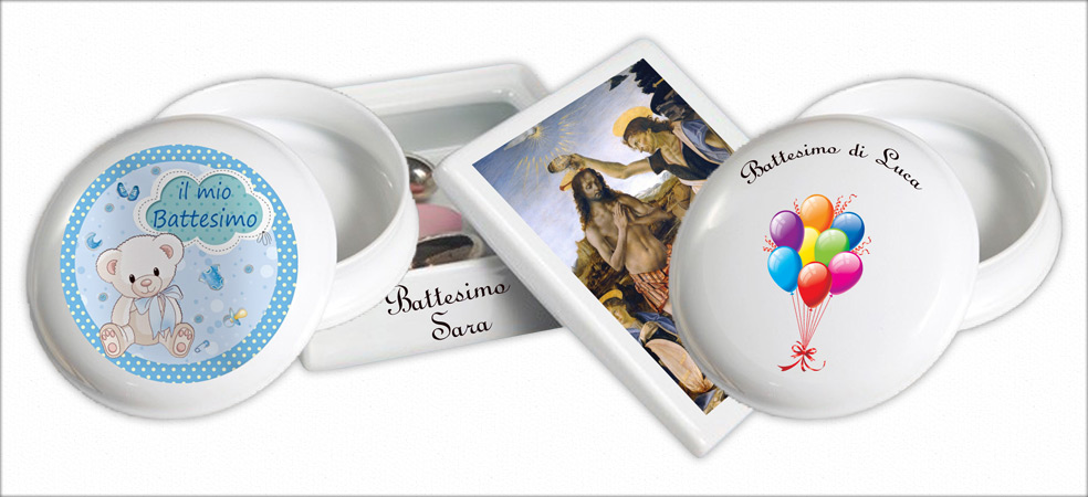 FOTOCERAMICA.SHOP Coriano (RN) - Fotoceramica bomboniere - Bomboniere battesimo personalizzate