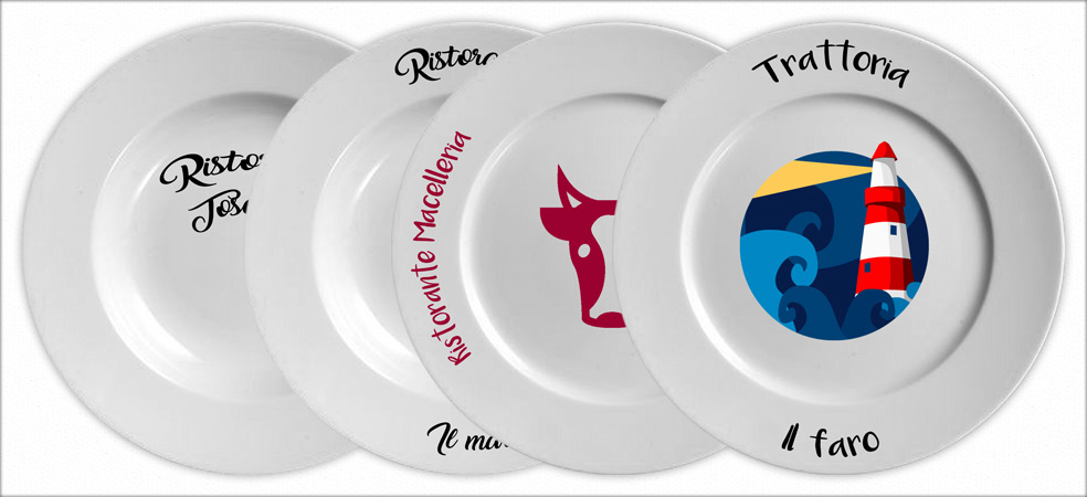 FOTOCERAMICA.SHOP Coriano (RN) - Fotoceramica ristorazione e bar - Piatti in ceramica personalizzati