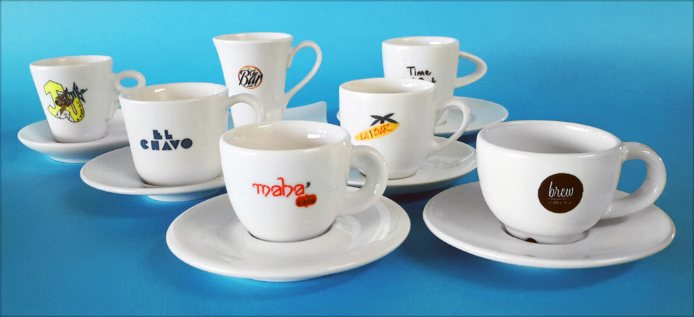 FOTOCERAMICA.SHOP Coriano (RN) - Fotoceramica ristorazione e bar - Tazzine caffè cappuccino personalizzate