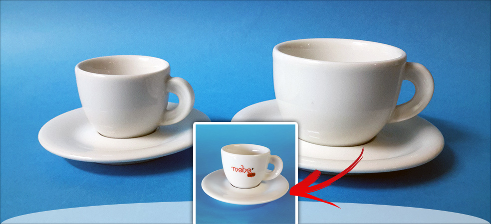 FOTOCERAMICA.SHOP Coriano (RN) - Fotoceramica ristorazione e bar - Tazzine caffè cappuccino personalizzate