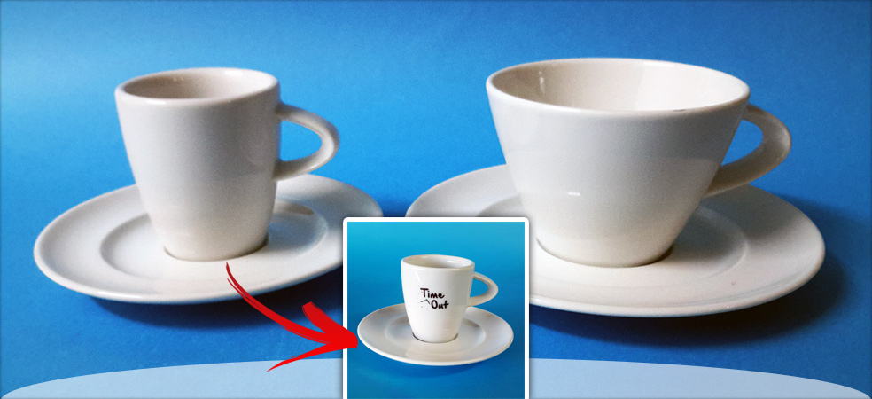 FOTOCERAMICA.SHOP Coriano (RN) - Fotoceramica ristorazione e bar - Tazzine caffè cappuccino personalizzate