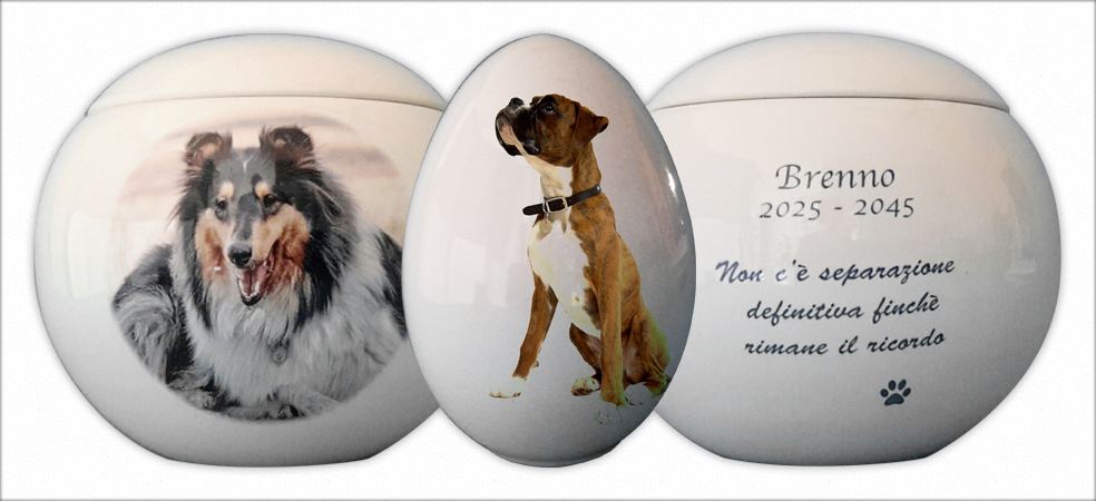 FOTOCERAMICA.SHOP Coriano (RN) - Fotoceramica urne cinerarie per animali - Urne in ceramica personalizzate